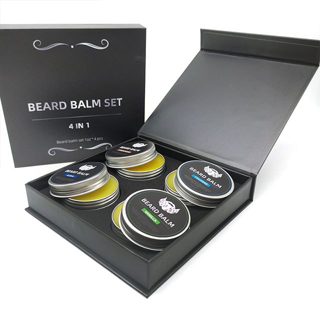 Wholesale Vendor Natural Beard Balm Wax Kit Musk Sandalwood Flavour Hemp Beard Balm Private Label